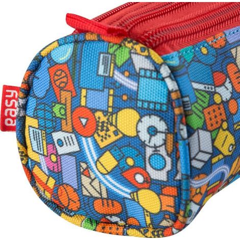 Piórnik tuba Easy Spokey 22x6x8cm, 3 zamki - 2